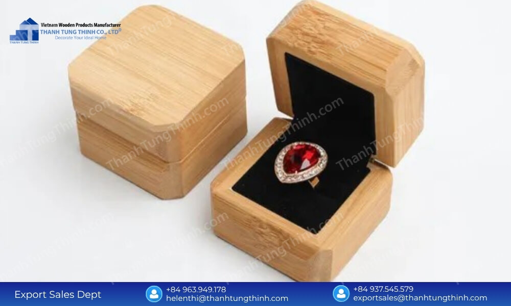 Wholesale Small Wooden Ring Boxes Sleek Modern Designs