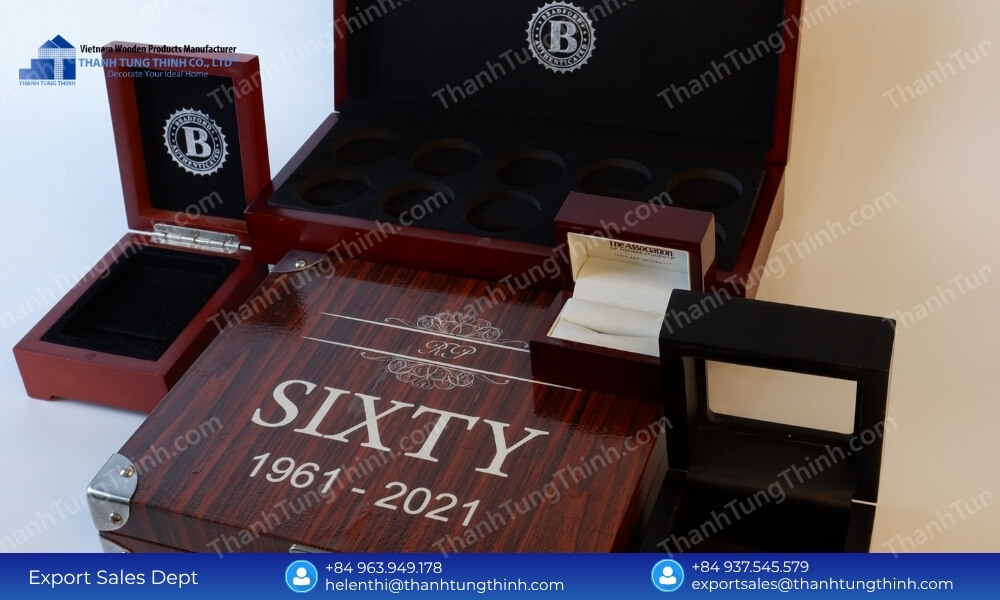 Wholesale Wooden Jewelry Boxes Luxury Custom Factory Direct