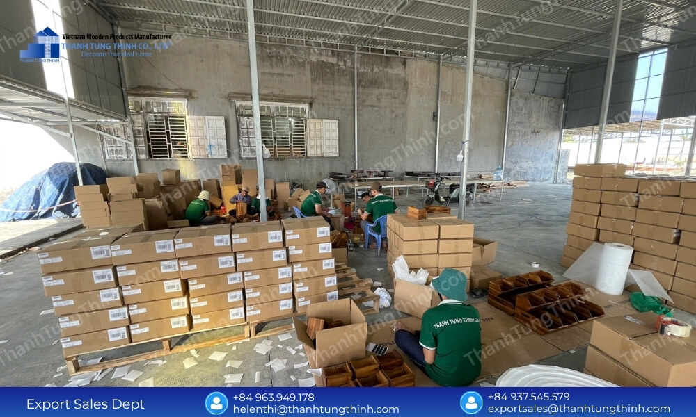 Wooden Jewelry Boxes Bulk Continuous Line Discharge Manufacturing Runs