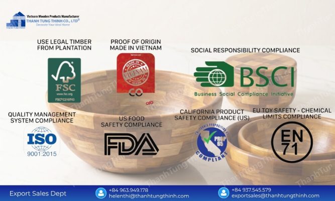 bulk wooden bowls factory food grade compliance coating assembly line