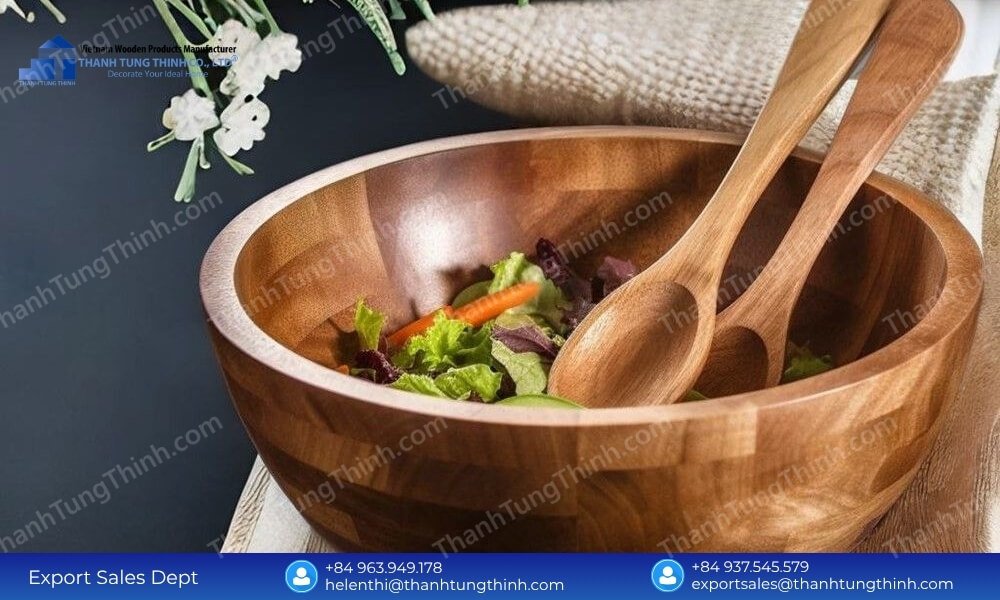 Solid Wood Bowl Supplier Continuous Supply Chain Capacity Production