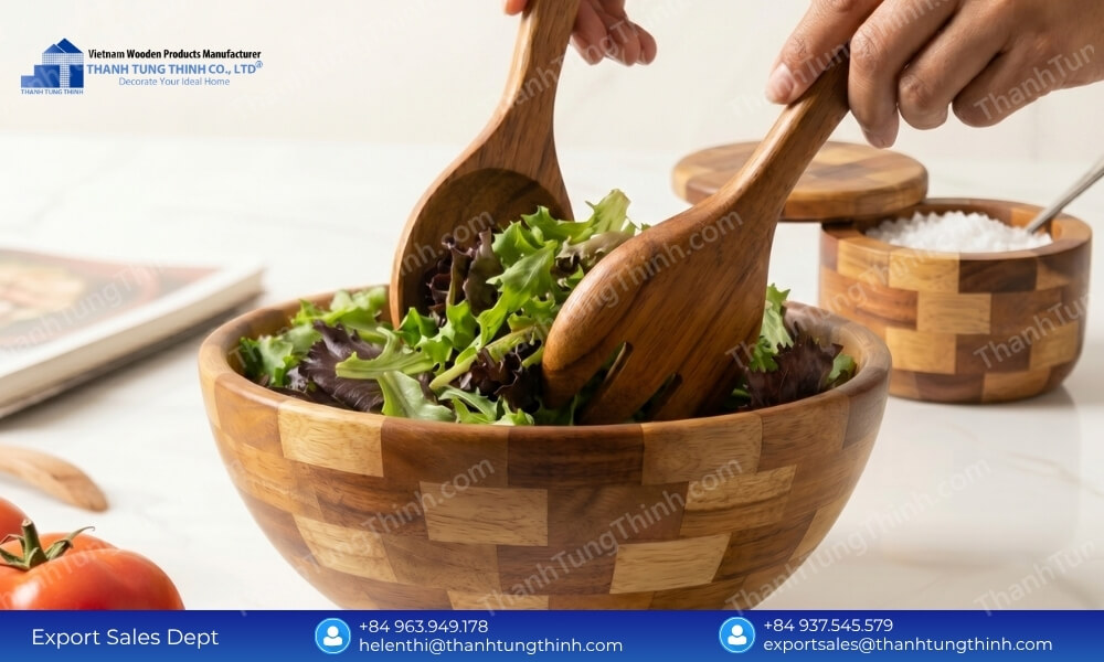 Solid Wood Bowl Supplier Continuous Supply Chain Capacity Production
