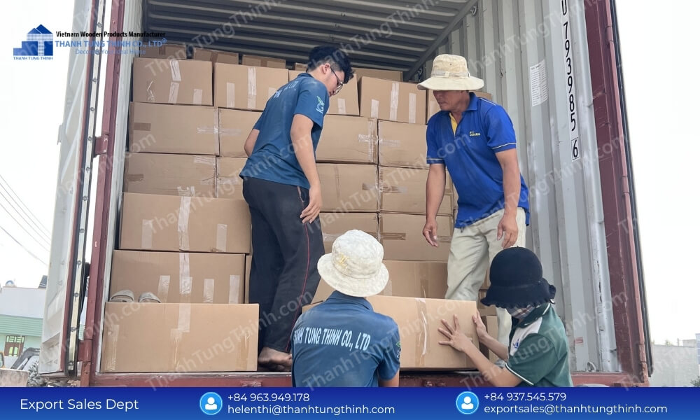 Stacks of raw timber waiting for moisture control kilns at the beginning of the wooden jewelry box manufacturing process