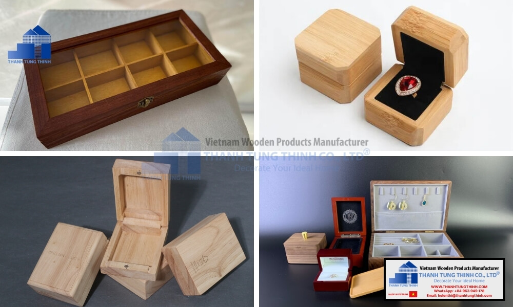 popular styles of multi tier and vintage wholesale wooden jewelry boxes for women