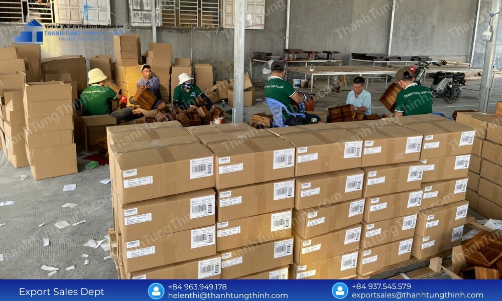 Bulk supply chain logistics for professional mini wooden jewelry boxes