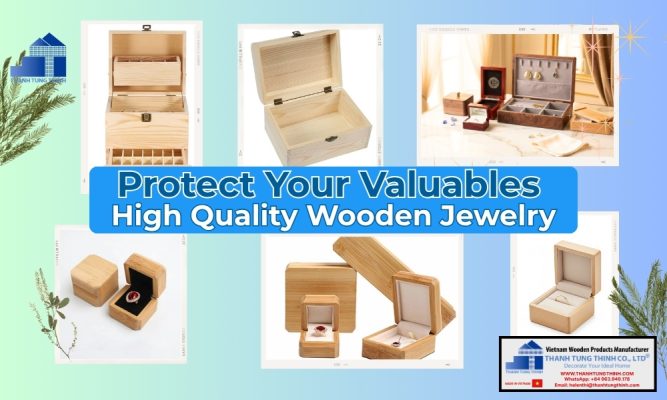 diverse collection of high quality wooden jewelry boxes showcasing various designs and velvet linings