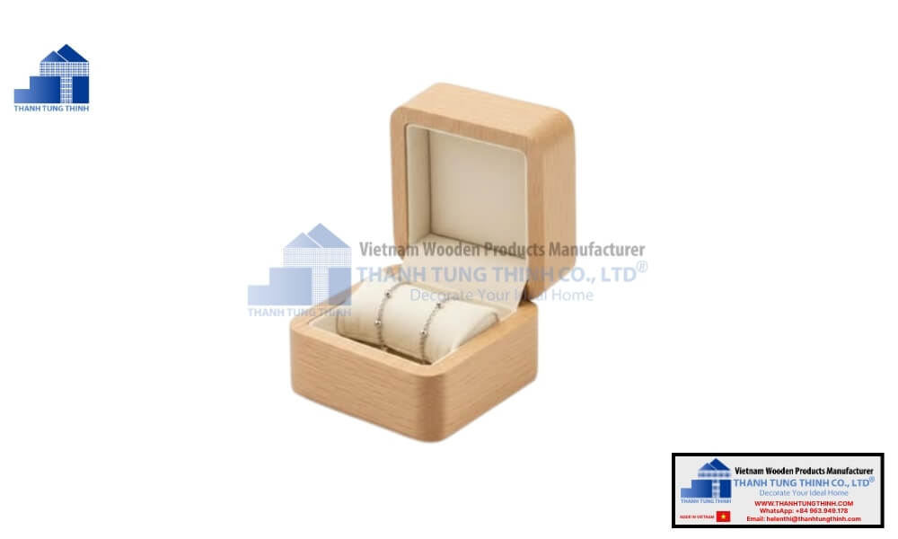 The Classic Velvet-Lined Pocket Wooden Box