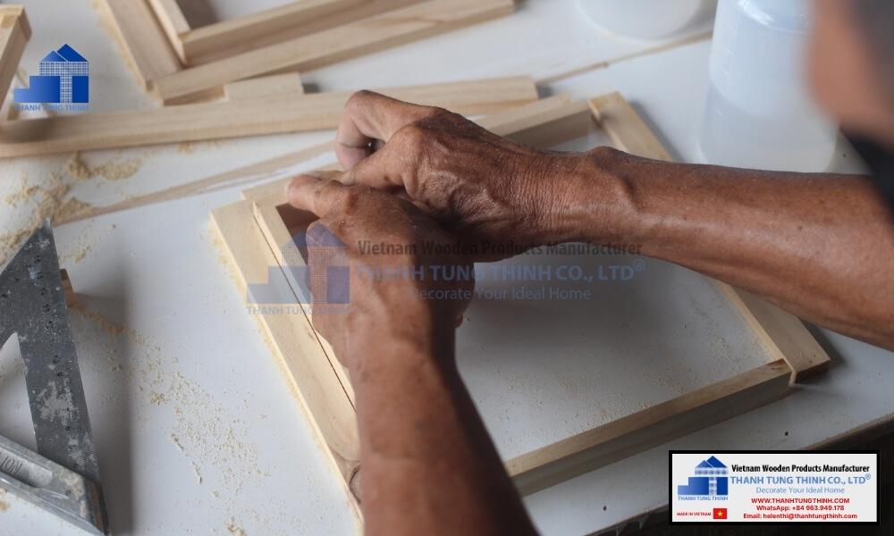 precision woodworking craftsmanship on plain wooden jewelry boxes