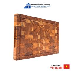 Teak End Grain Cutting Board For Kitchen, Decor and Gifts | 01