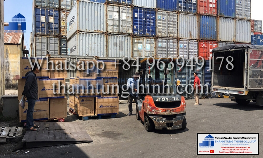 global shipping container loading for wholesale wooden jewelry boxes for girls