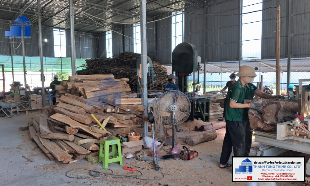 raw timber storage and processing for wooden jewelry boxes for girls